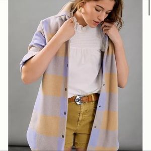Anthropologie Eldridge shirt jacket